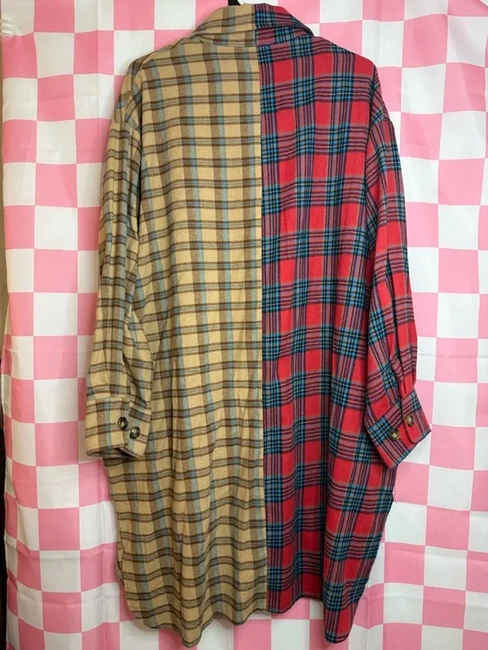 Dressed in Lala - Grunge Goddess Split Flannel - Picture 2 of 2
